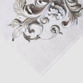 filigraan middelpunt / reliëf tissuepapier (Detail)