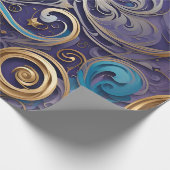 filigraan spiralen inpakpapier (Hoek)