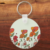 filigranes Mohnfeld Sleutelhanger (Voorkant)