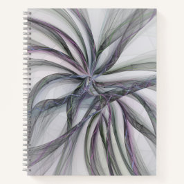 Filigre Bewegingen Modern Abstract Swingende Fract Notitieboek
