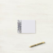 Filigre Bewegingen Modern Abstract Swingende Fract Post-it® Notes (Op bureau)