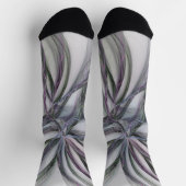 Filigre Bewegingen Modern Abstract Swingende Fract Sokken (Top)