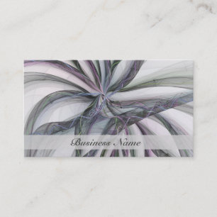 Filigre Bewegingen Modern Abstract Zwaiende Fracta Visitekaartje