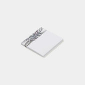 Filigre Motieven Modern Abstract Swingende Fractal Post-it® Notes (Schuin)