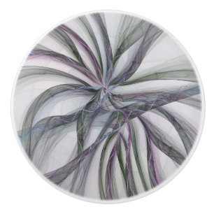 Filigre Motieven Moderne Abstracte Swingende Fract Keramische Knop
