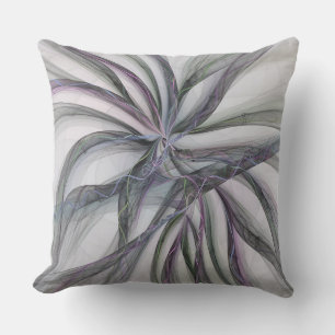Filigre Motieven Moderne Abstracte Swingende Fract Kussen