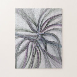 Filigre Motieven Moderne Abstracte Swingende Fract Legpuzzel