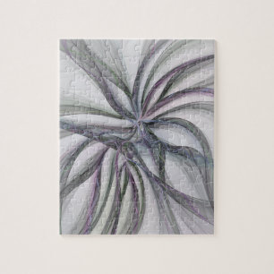 Filigre Motieven Moderne Abstracte Swingende Fract Legpuzzel