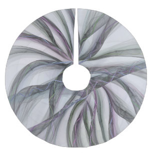 Filigre Motieven Moderne Abstracte Zwaiende Fracta Kerstboom Rok
