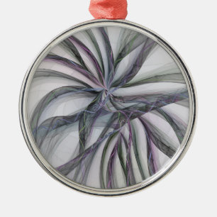 Filigre Motieven Moderne Abstracte Zwaiende Fracta Metalen Ornament