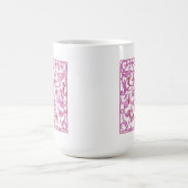 Filigre Roze A Monogram Koffiemok (Center)