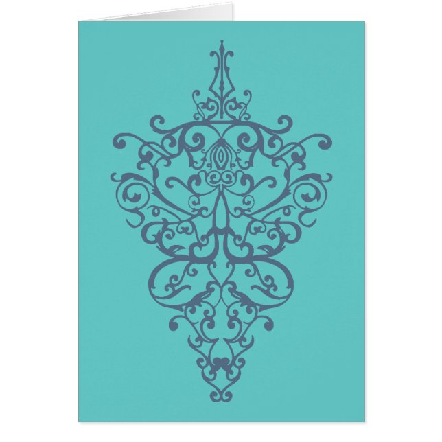 filigree blauw (Voorkant)