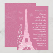 Filigree Butterflies in Parijs Kaart (Voorkant / Achterkant)