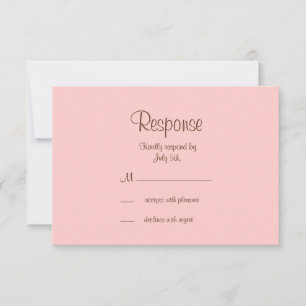 Filigree Butterfly RSVP in bruin