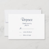 Filigree Butterfly RSVP in het Blauwgroen (Voorkant)