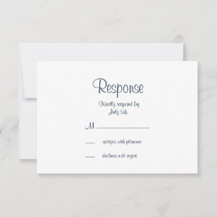 Filigree Butterfly RSVP in het Blauwgroen