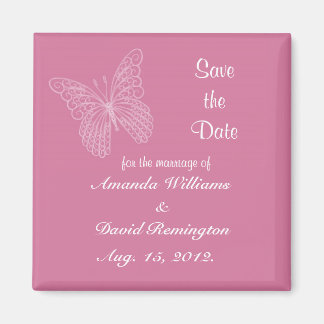 Filigree Butterfly sparen de Datum Magnet