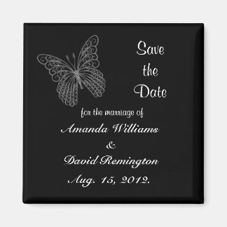 Filigree Butterfly sparen de Datum Magnet