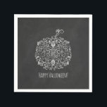 Filigree Chalkboard Herfst Pumpkin Autumn Herfst P Servet<br><div class="desc">Filigree Chalkboard Herfst Pumpkin Autumn Herfst Party Napkins. Pas aan met om het even welke tekst. Overeenkomende objecten beschikbaar.</div>