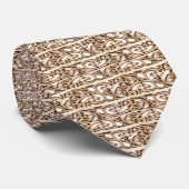 Filigree Cross Design Pattern Stropdas (Opgerold)