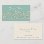 Filigree Elegant Visitekaartjes (Voorkant / Achterkant)