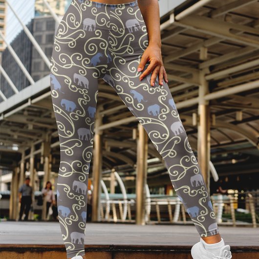 Filigree en Elephants Leggings
