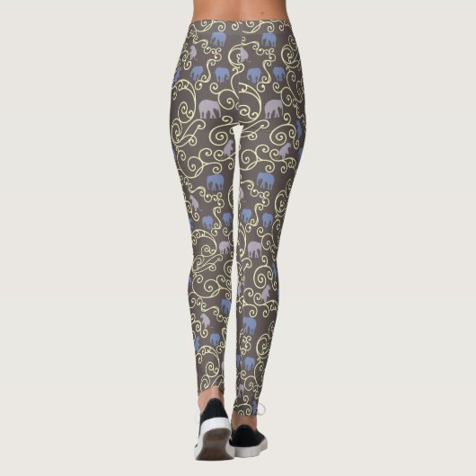Filigree en Elephants Leggings (Achterkant)