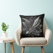 Filigree Floral Mandala Kussen (Stoel)
