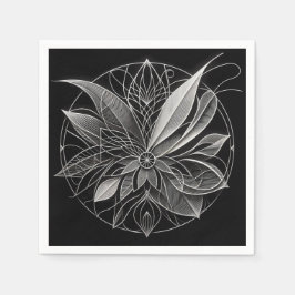 Filigree Floral Mandala Servet