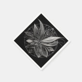 Filigree Floral Mandala Servet (Hoek)