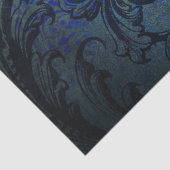 Filigree Flowers en Lichten op Donkere ontkoppelin Tissuepapier (Detail)