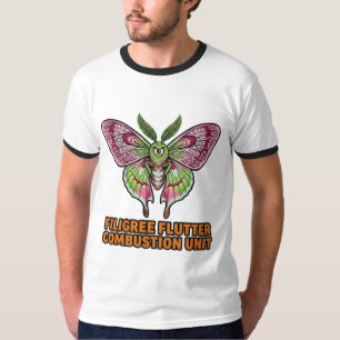Filigree Flutter Verbrandings Eenheid T-shirt