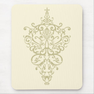 filigree geel muismat