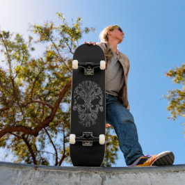 Filigree Gothic Dag van de dode schedel Persoonlijk Skateboard