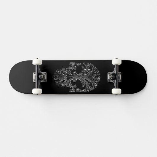 Filigree Gothic Dag van de dode schedel Persoonlijk Skateboard (Horizontaal)