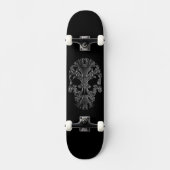 Filigree Gothic Dag van de dode schedel Persoonlijk Skateboard (Voorkant)