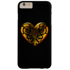 Filigree Gothic Gold Heart iPhone 16 Pro Max Hoesje