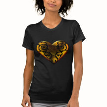 Filigree Gothic Gold Heart