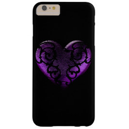 Filigree Gothic Paars Heart iPhone 16 Pro Max Hoesje