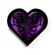 Filigree Gothic Paars Heart