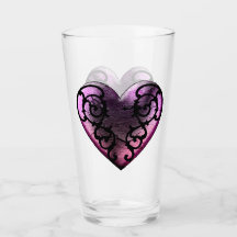 Filigree Gothic Pink Heart