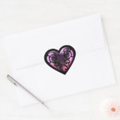 Filigree Gothic Pink Heart Hart Sticker (Envelop)