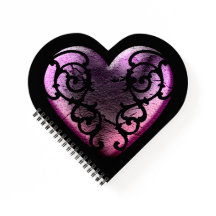 Filigree Gothic Pink Heart