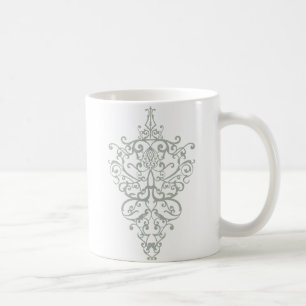 filigree groen koffiemok
