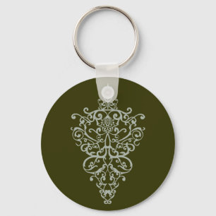 filigree groen sleutelhanger