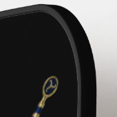 Filigree Heart en Daggers Pickleball Paddle (Links Detail)