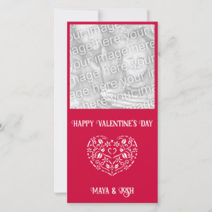 Filigree Heart Feestdagenkaart