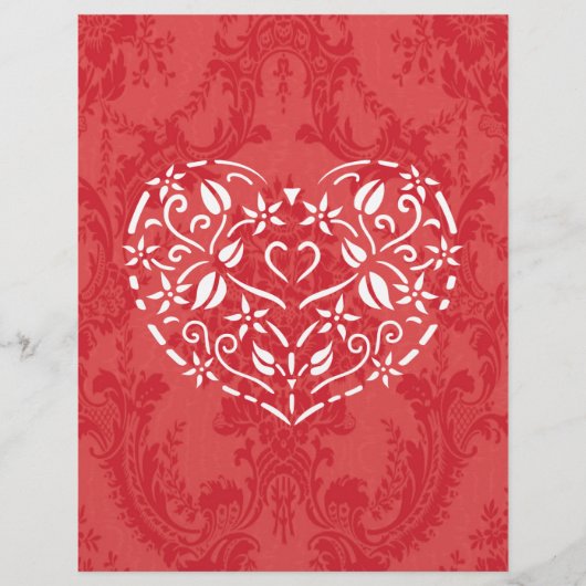 Filigree Heart Flyer (Voorkant)