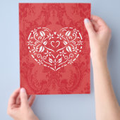 Filigree Heart Flyer (Hand)