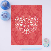 Filigree Heart Flyer (Enkel)